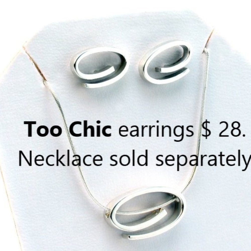 Too Chic Sterling Silver Earrings